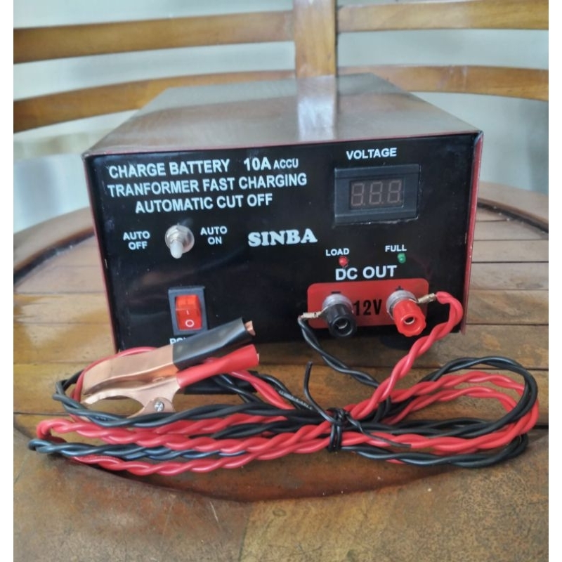 Charger Accu 12V 10A Otomatis