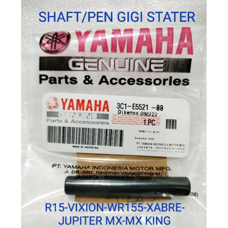 AS PEN GEAR GIR GIGI STATER SHAFT 3C1 YAMAHA VIXION R15 XABRE JUPITER MX WR155 MX KING MX NEW ORIGIN