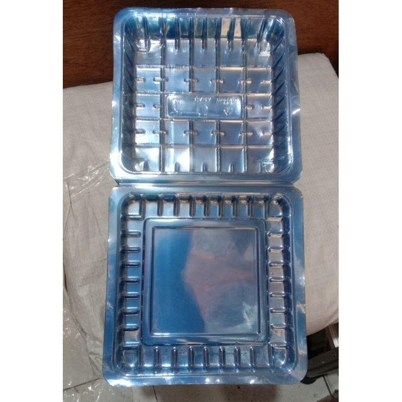 Mika Plastik Jumbo 20x20 1A mika kue plastik (isi 10pcs)