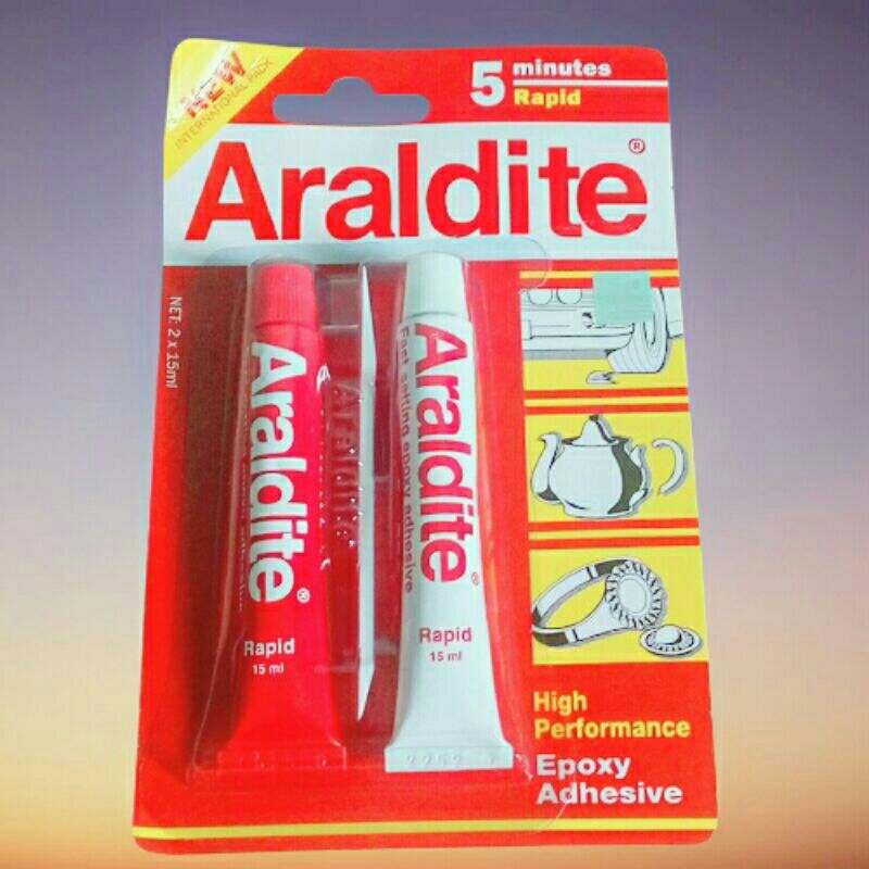 

Lem epoxy araldite/Glue epoxy araldite 5 menit Rapid