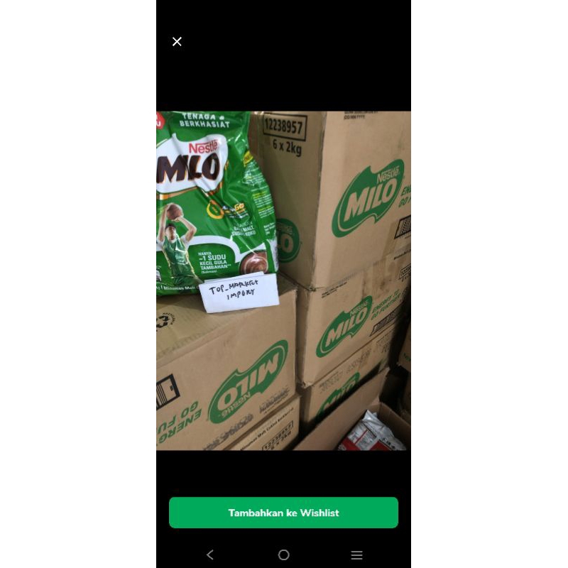 

milo 2.2 kg original malaysia perdus