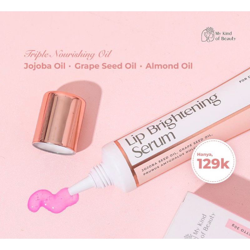 MKB Lip brightening serum 30ml lips my kind of beauty mkb serum bibir pencerah bright 30 gram