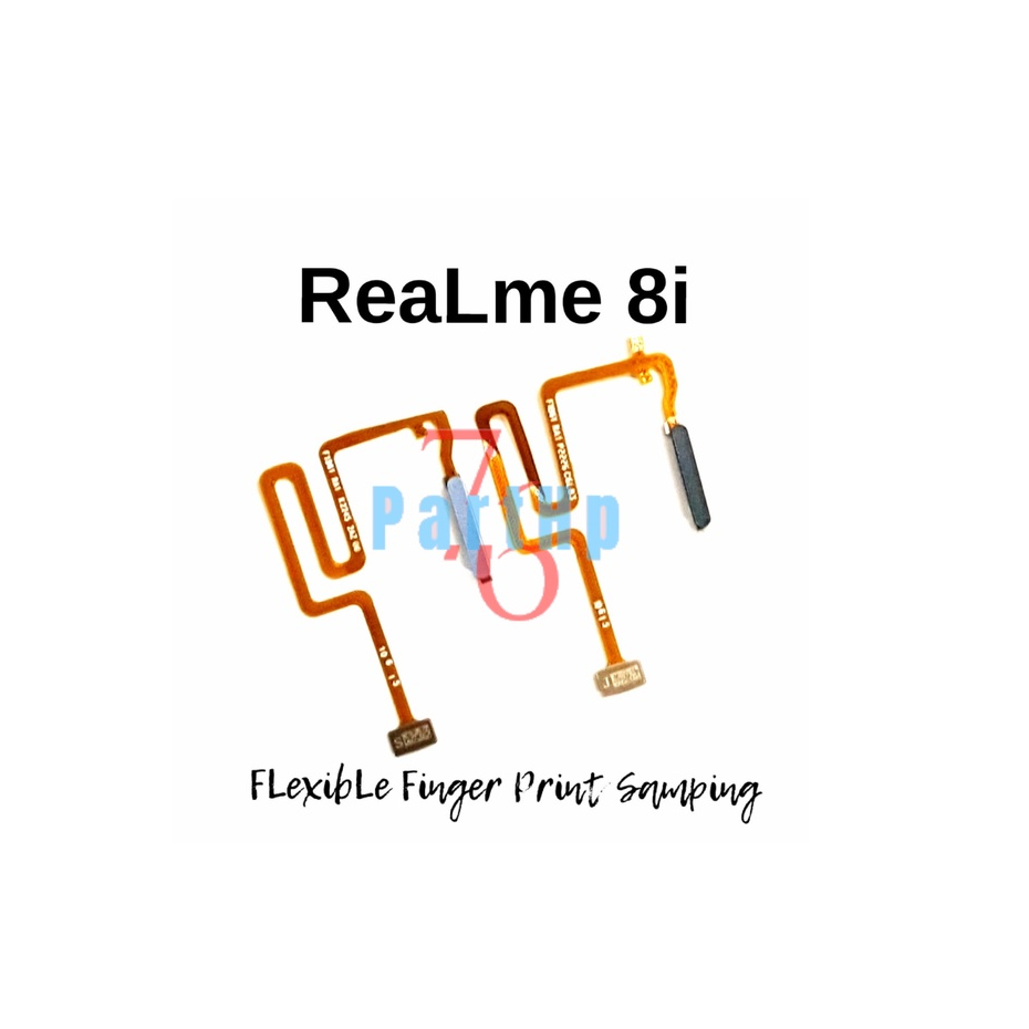 Flexible Fingger print Finggerprint Samping Realme 8i - Fleksible Fleksibel Flexibel Konektor