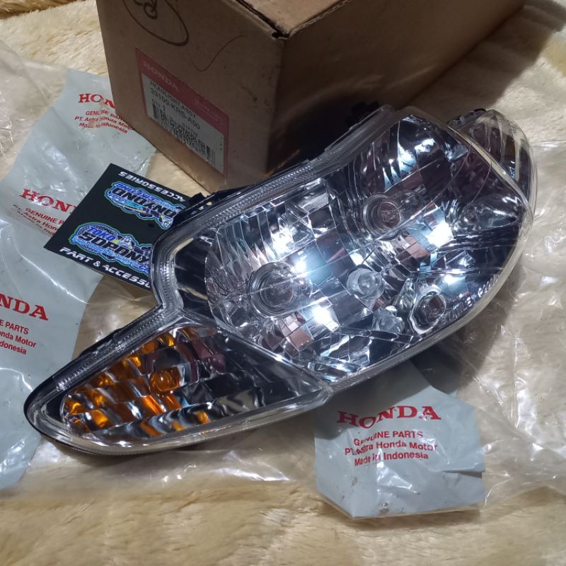 +✅TERMURAH | HEADLAMP REFLEKTOR DEPAN MATA 2 SUPRA FIT LAMA ORIGINAL HONDA FOR WAVE 100