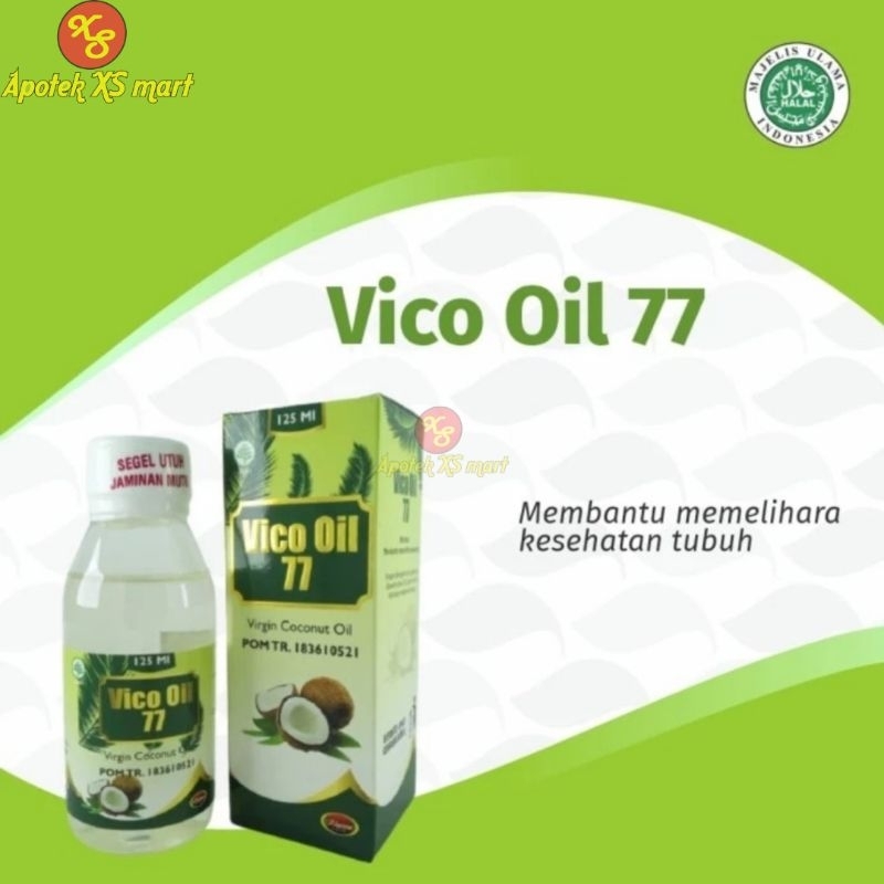 

VICO OIL 77 VCO 125 ML - VIRGIN COCONUT OIL MINYAK KELAPA MURNI 125 ML VCO MURNI
