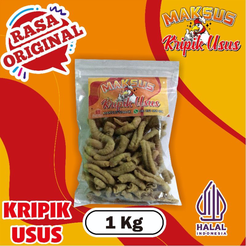 

Keripik Usus Maksus Rasa Original 1 kg
