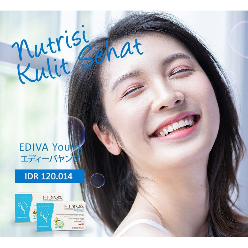 Ediva YOUNG BOX isi 28 by Meiji JAPAN Kulit glowing anti aging