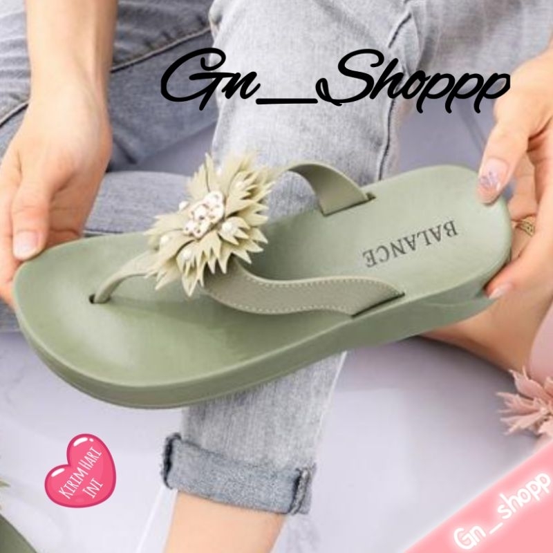 Sandal Wanita Jepit Full Jelly Import Terbaru Balance 818-A7