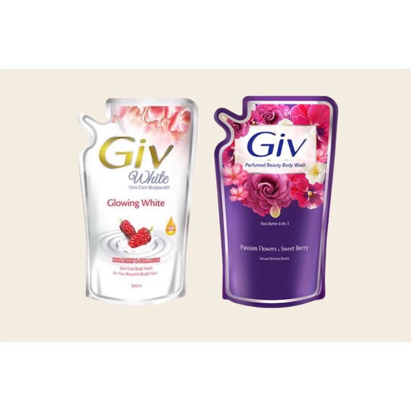 Giv Refill Mulberry 825ml & Sweet Berry 825ml / Sabun Cair Giv Refill 850ml - MURAH