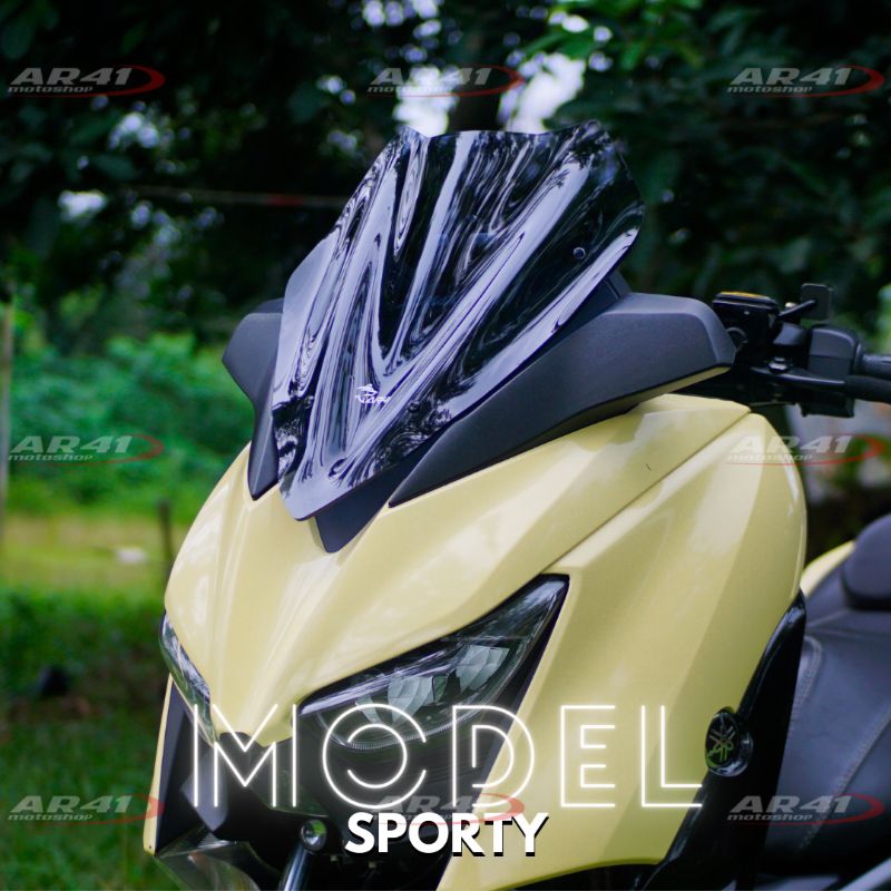 Windshield XMAX sporty, Visor XMAX, Kaca depan XMAX sporty