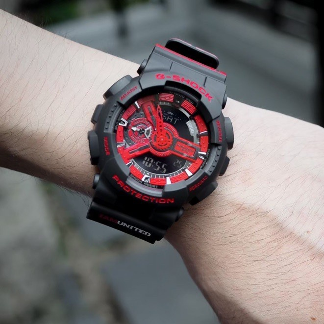 Jam Tangan Pria Anak Anak CASIO GShock GA-110 Series G-Shock X Marvel Spiderman GA-110BC