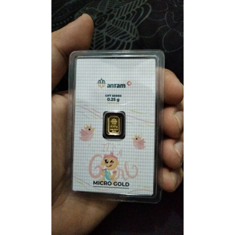 micro gold antam 0,25gr