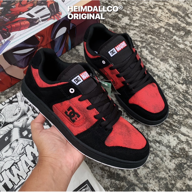 DC SHOES x MARVEL DEADPOOL MANTECA 4 SD BLACK RED ORIGINAL