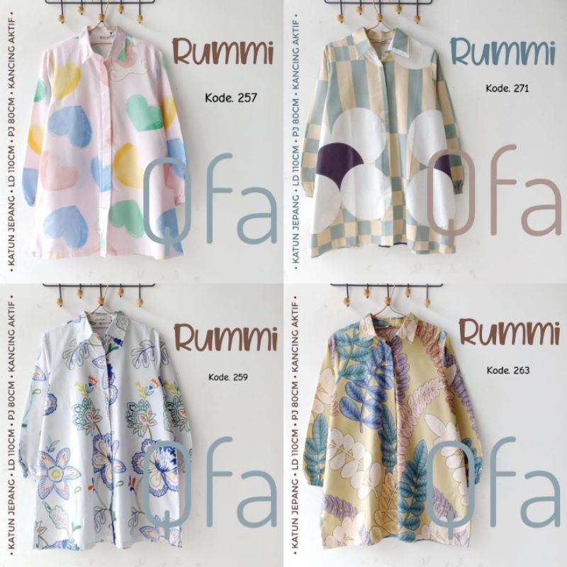 RUMMI KEMEJA ORI QFA SHOP
