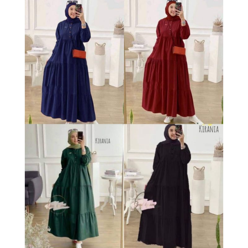 [BISA COD]kiraniadress susun polos/kiraniadress susun viral/kirania midodressusun lterbaru