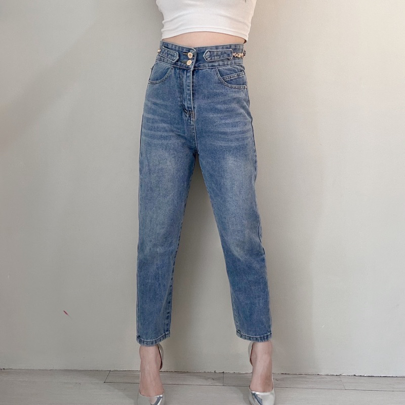 [LUXE.DLABEL] - Jeans 108 | Celana Panjang Highwaist Wanita Jeans Import Premium Quality Jeans Wanita Polos Ripped Jeans Highwaist Jeans Wanita Bangkok Skinny Jeans Highwaist Baggy Jeans Wideleg Jeans Kulot jeans Boyfriend Jeans Wanita Kargo Jeans BKK