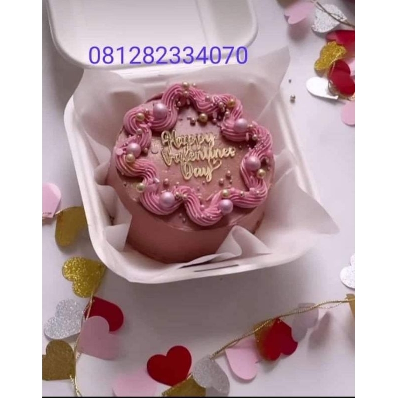

corean cake /bento cake (tanpa topper)