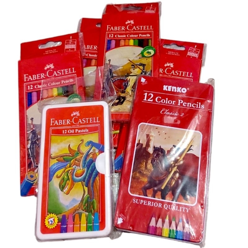 

CUCI GUDANG! ORI FABER CASTELL PENSIL WARNA KRAYON PASTEL