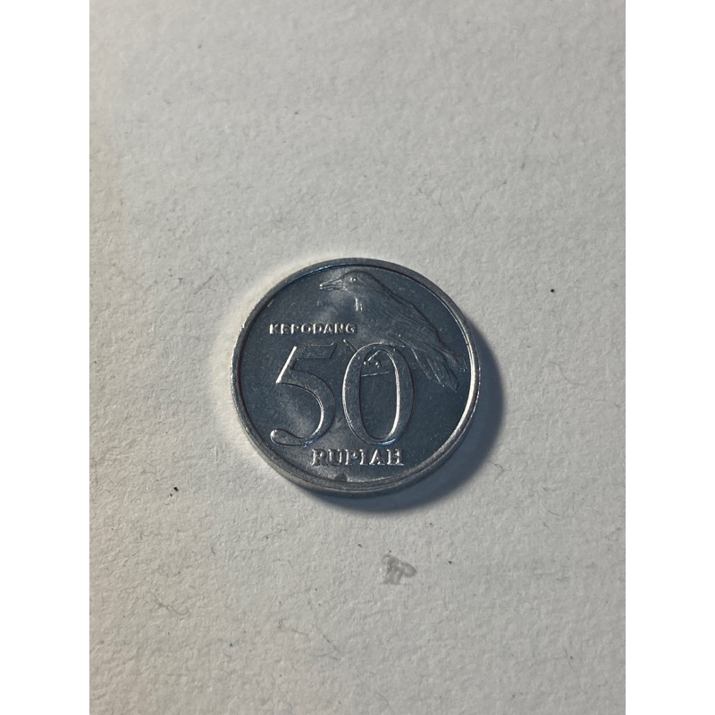 Uang jadul koin 50 rupiah tahun 1999