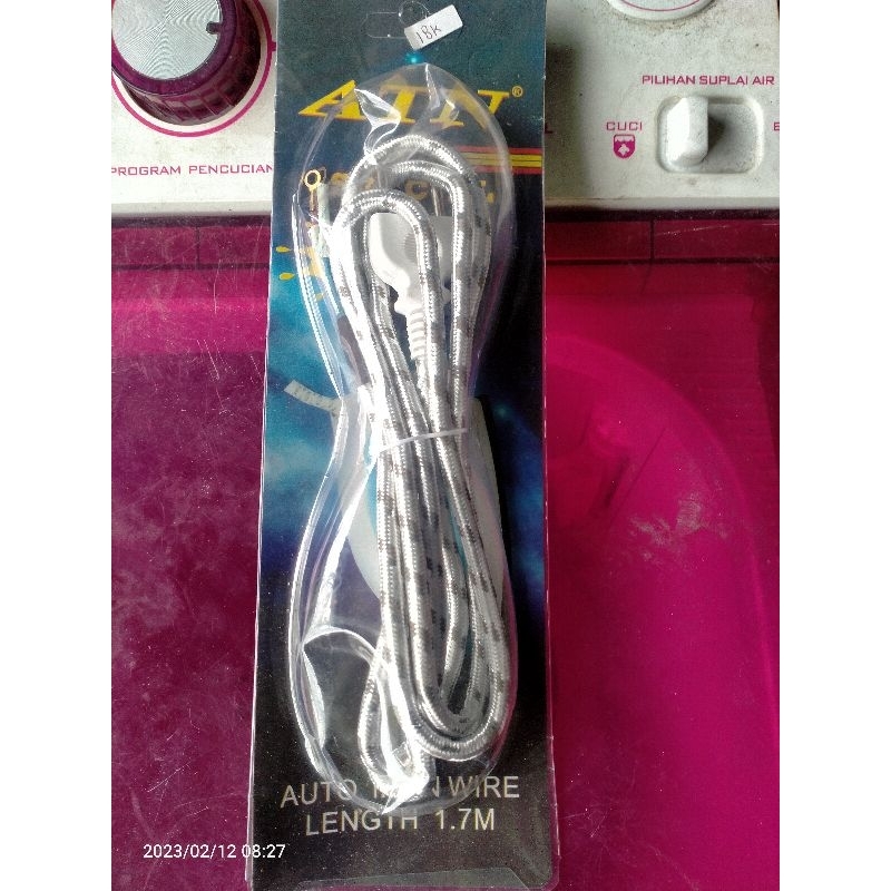 Kabel Setrika / Kabel Gosokan Gepeng ATN 1,7M