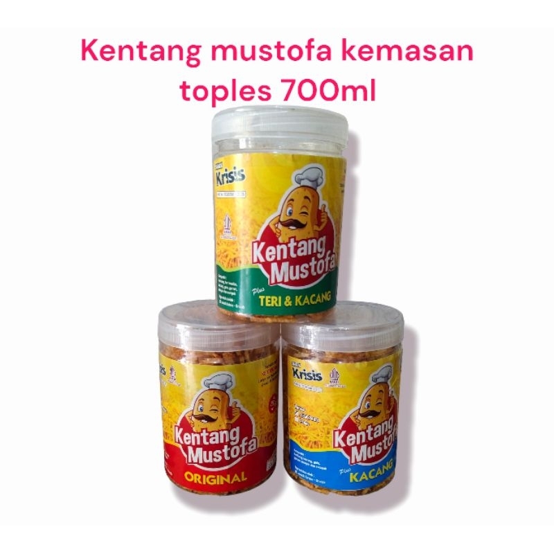 

FREE TOPLES 700ml KENTANG MUSTOFA KERING KENTANG ORIGINAL DAN PEDAS TEMPE KACANG TERI