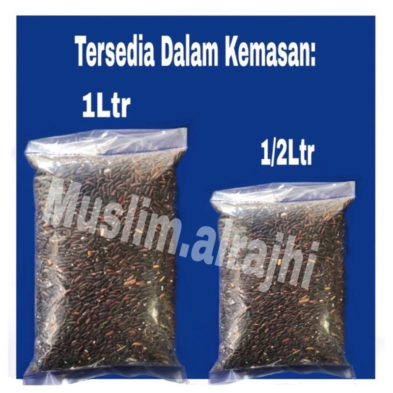 

Beras ketan itam 1/2 liter, 1 liter