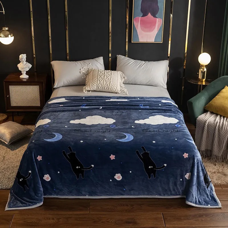 New! Selimut Bulu Dewasa Super Halus Uk 135x185 Termurah