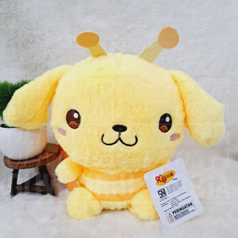 Boneka Pompompurin Kostum Lebah Kuning Boneka Pompompurin Boneka Lebah Pompompurin