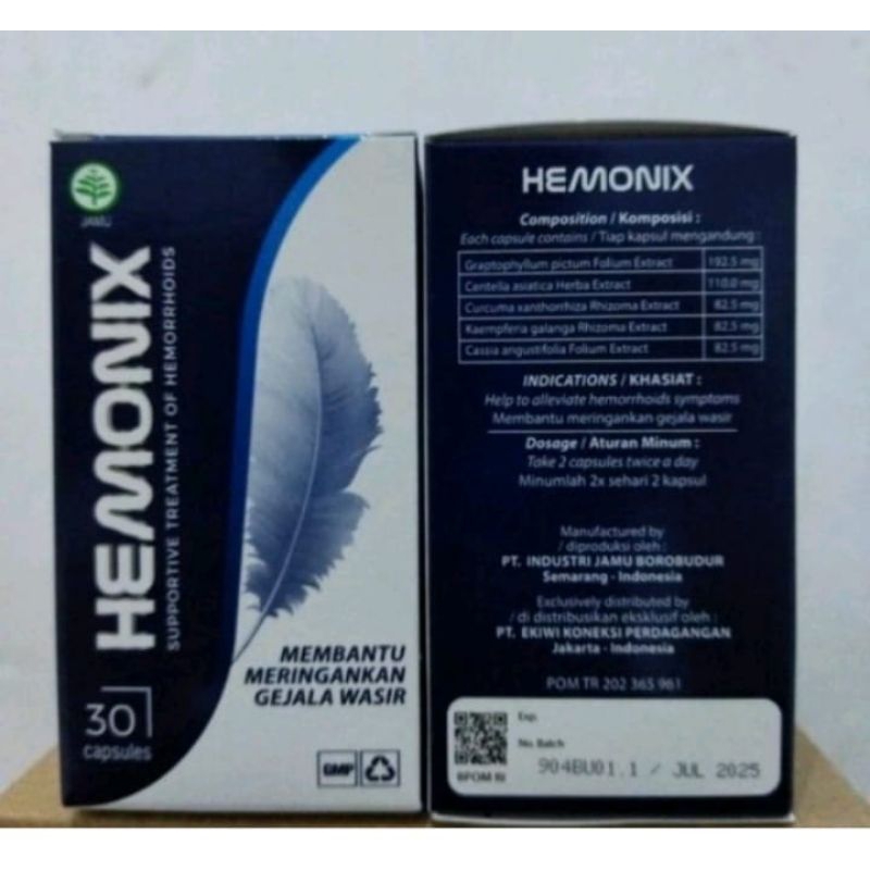 HEMONIX obat wasir ambeien asli herbal