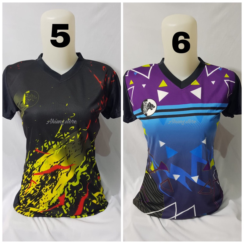 Baju Olahraga Wanita bulutangkis / Volly / Sepeda / Basket / Futsal