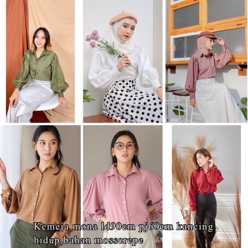 KEMEJA BLOUSE PROMO SERBA 10.000 BISA PILIH