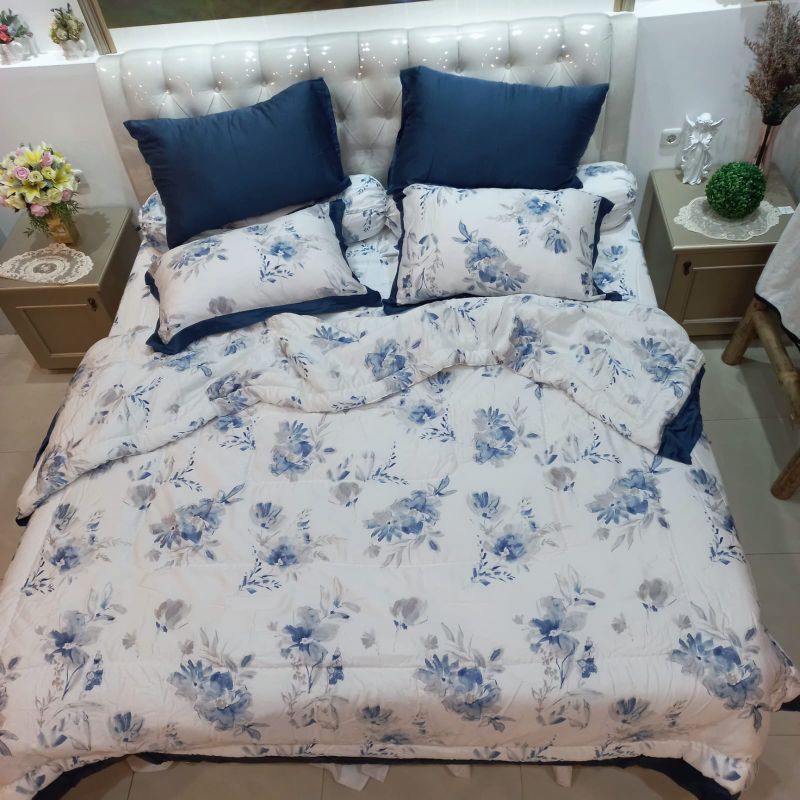 sprei Tencel 60s bunga Vintage