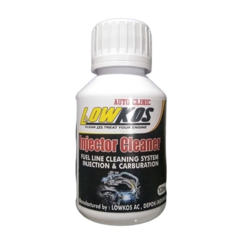 LOWKOS - INJECTOR CLEANER 120ml Cairan Pembersih Injektor motor tangki besar Ninja Vixion CBR dll