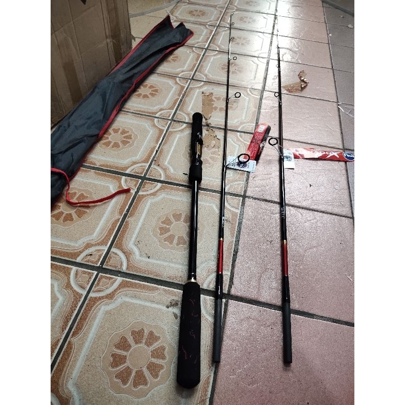 joran jigging maguro paradox mpx 57 60 dapat ujung 2 joran laut