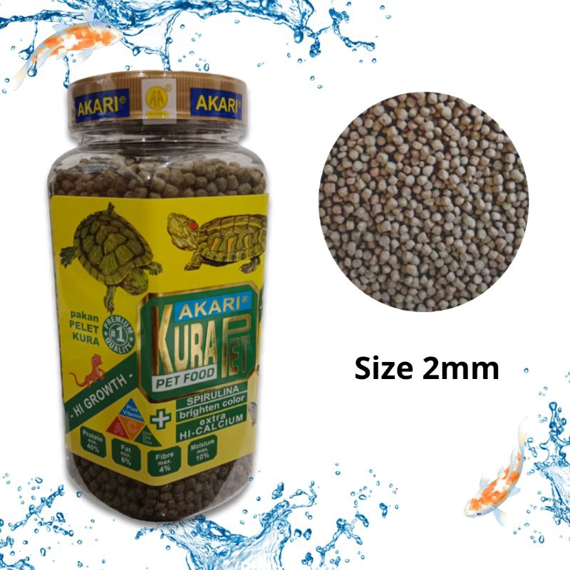 Makanan Kura Kura Pet Food AKARI AA KURA PET 300GR