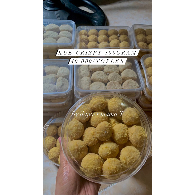 

Kue kering crispy 500gram