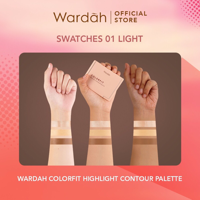 [BISA COD] Wardah Colorfit Highlight Contour Palette - Wardah Contour Palette - Wardah Face Palette