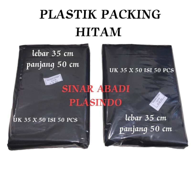 PACKING HITAM 35X50,KANTONG PLASTIK SAMPAH KECIL,PLASTIK PACKING