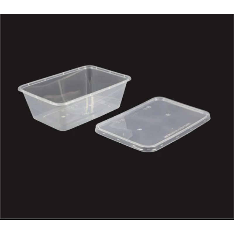 

THINWALL 750 ML RECTANGLE / KOTAK MAKAN PLASTIK 750 ML / FOOD CONTAINER 750 ML