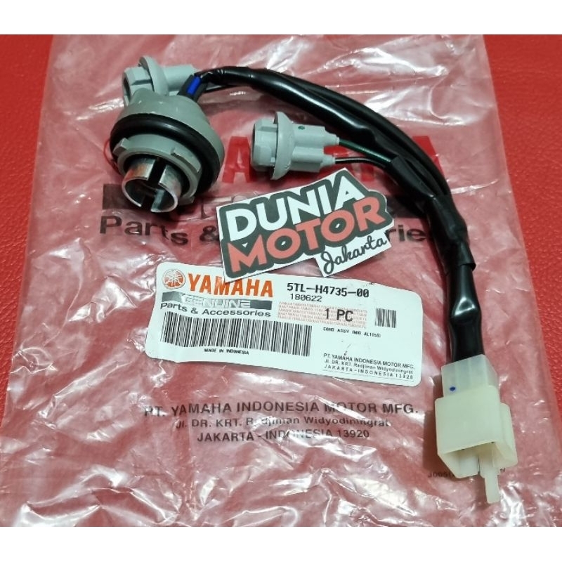 Kabel lampu belakang mio sproty smile dan soul ori yamaha soket lampu belakang kabel stoplamp soket 