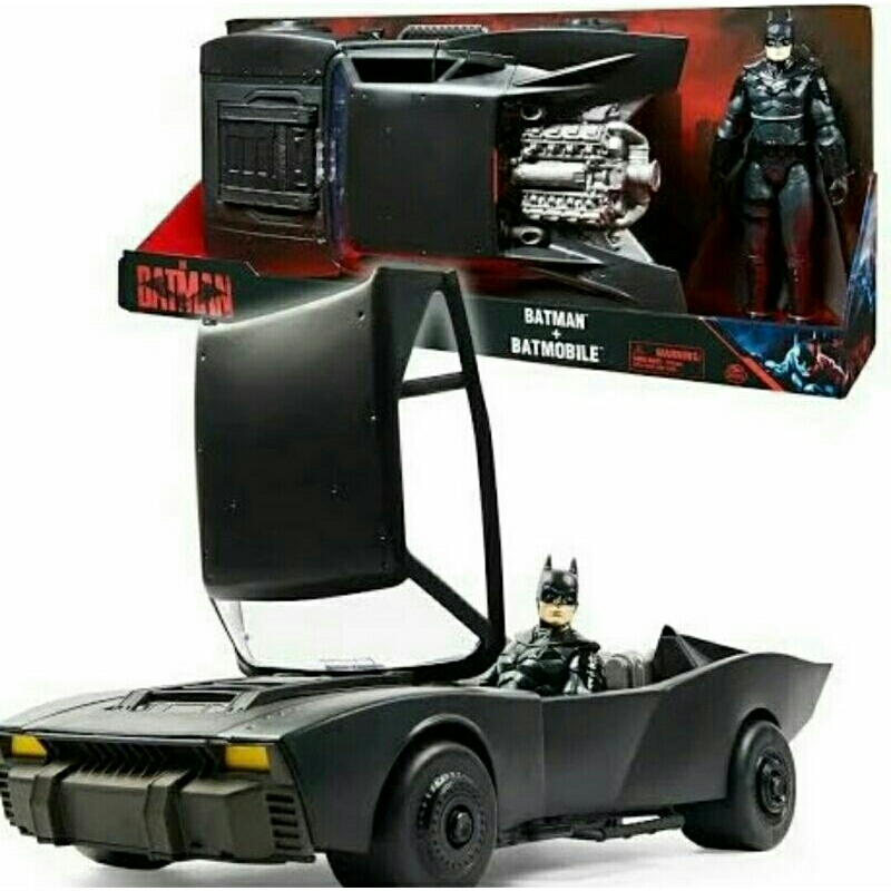 The Batman Movie 2022 Batmobile With Batman Figure 12 inch Spin Master Original