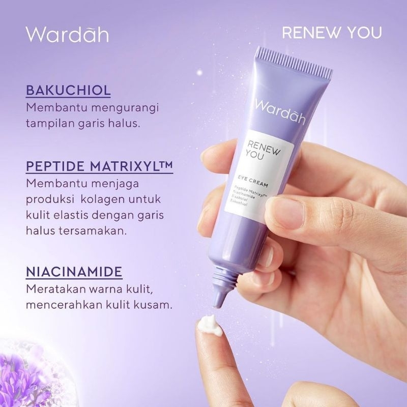 Wardah Renew You Anti Aging Eye Cream 10ml (100% Original)Krim Mata Panda/Mata Panda Krim Mata