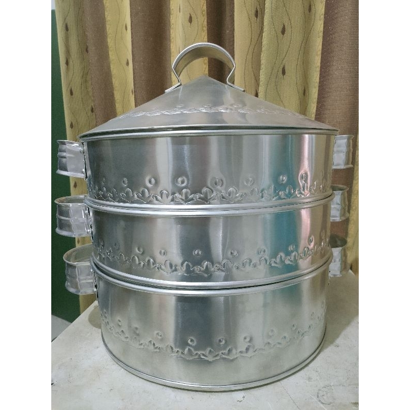 PANCI DANDANG PENGUKUS KLAKAT JUMBO TIGA SUSUN SERBAGUNA TEBAL 0.8 MM EXTRA PACKING DUS+BUBBLE WRAP