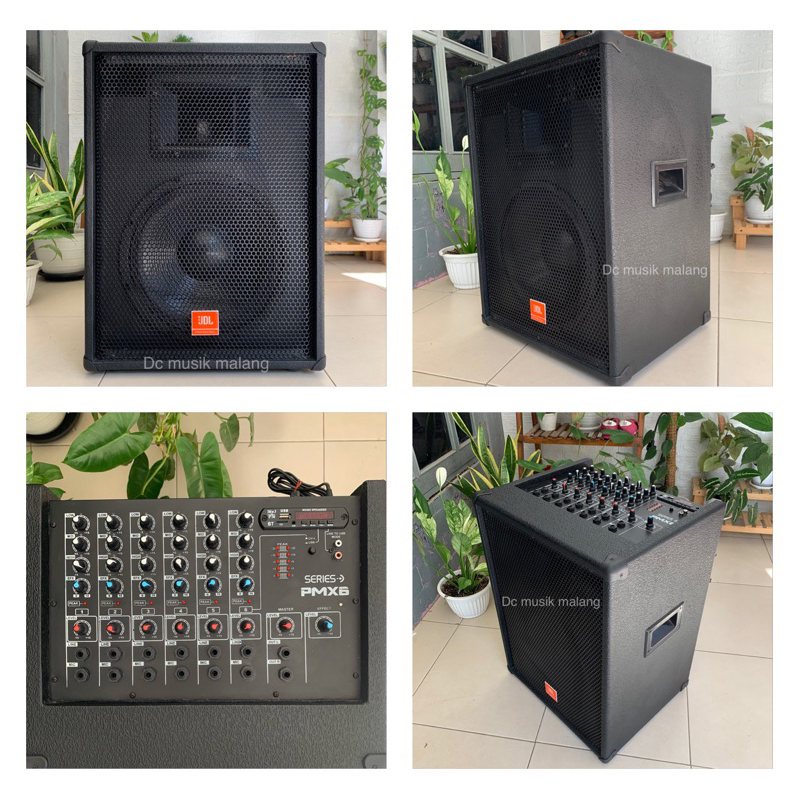 sound active speaker power mixer combo jamming live musik karaoke cafe jamaah keyboard bass gitar ak