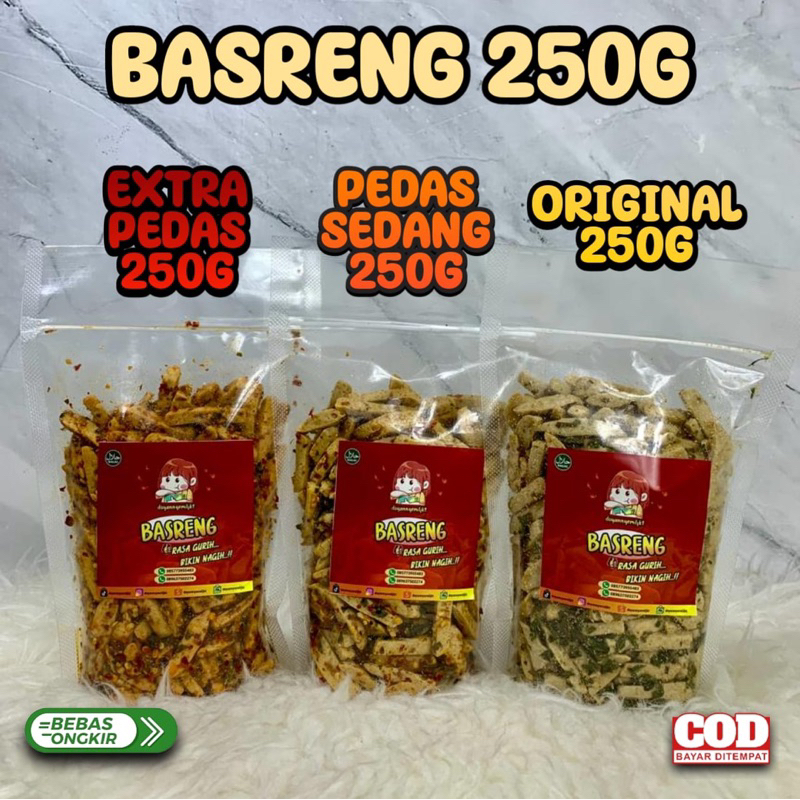 

Basreng Daun Jeruk 250 gram