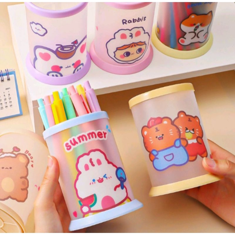 

Tempat pensil organizer penyimpanan serba guna pen holder