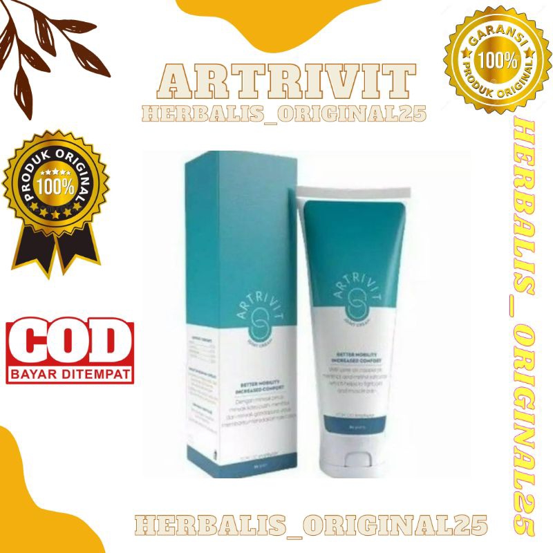 (Terlaris) cream artrivit Asli 100% original obat herbal  nyeri sendi lutut tulang