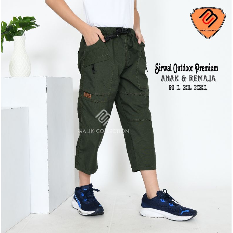 Sirwal Outdoor Premium MALIK Celana Anak Laki Laki Panjang