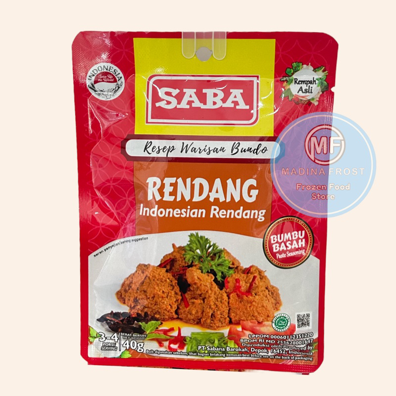 

SABA BUMBU MASAK SOTO AYAM / RENDANG / OPOR KUNING / SEMUR / GULAI AYAM 40gr