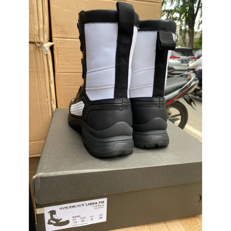 Sepatu Tali putar Webest Libra PM Profos TNI Terbaru